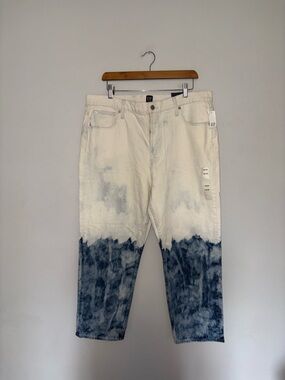 Gap ~ White/Blue Printed Jeans (NWT)